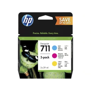 Combo-Pack Original HP CMY, nr.711, pentru DesignJet T120|T125|T135|T520|, , incl.TV 0.11 RON, &quot;P2V32A&quot;