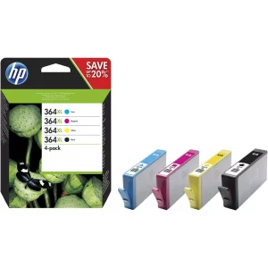 Combo-Pack Original HP CMYK, nr.364XL, pentru DJ 3070|Photosmart 5510|5515|6510|7510|C410B|C5380|C6380|D5460|C309|, , incl.TV 0.11 RON, &quot;N9J74AE&quot;