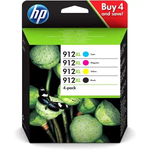 Combo-Pack Original HP CMYK,nr.912XL, pentru OfficeJet 8013|8023, 4x825, incl.TV 0.11 RON, &quot;3YP34AE&quot;