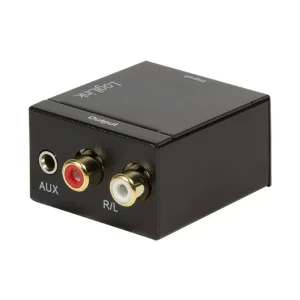 CONVERTOR audio LOGILINK, alimentator extern 5V / 1A, black, CA0101