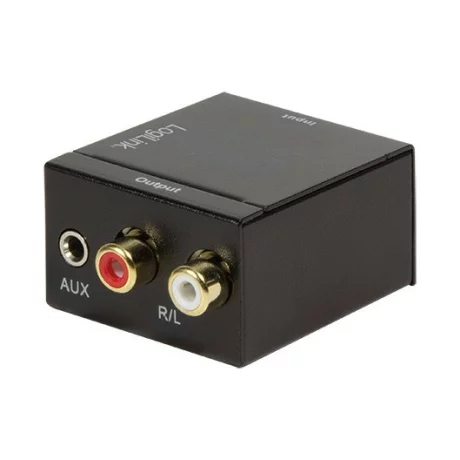 CONVERTOR audio LOGILINK, alimentator extern 5V / 1A, black, CA0101