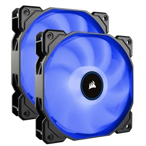 VENTILATOR CORSAIR, pt PC, 140 mm, 1200 rpm, LED albastru, pack 2 ventilatoare, &quot;CO-9050090-WW&quot;
