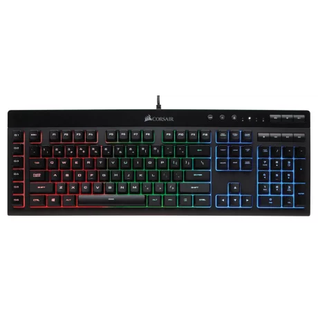 TASTATURA CORSAIR - gaming cu fir, 110 taste, format standard, USB, negru, &quot;CH-9206015-NA&quot; (include TV 0.75 lei)