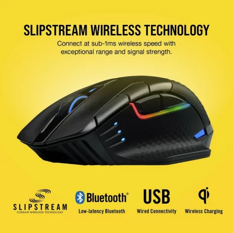 Mouse gaming wireless CORSAIR  Dark Core RGB Pro SE negru CH-9315511-EU