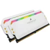 Memorii CORSAIR DDR4 16 GB, frecventa 3200 MHz, 8 GB x 2 module,  radiator, iluminare RGB, &quot;CMT16GX4M2C3200C16W&quot;