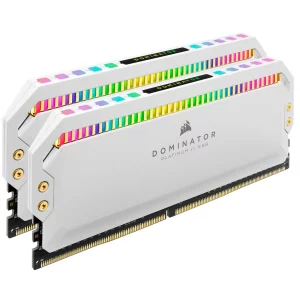 Memorii CORSAIR DDR4 16 GB, frecventa 3600 MHz, 8 GB x 2 module,  radiator, iluminare RGB, &quot;CMT16GX4M2C3600C18W&quot;