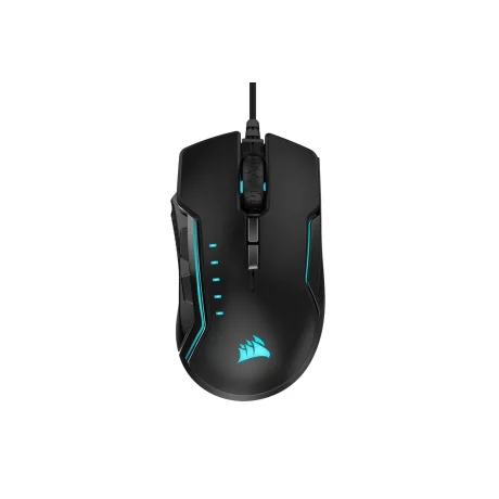 MOUSE CORSAIR - gaming, &quot;GLAIVE RGB PRO Alu&quot; , cu fir, optic, USB, 18000 dpi, 7/1, iluminare, butoane programabile, negru, &quot;CH-9302311-EU&quot;, (include TV 0.15 lei)