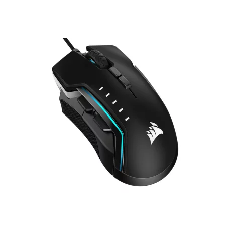 MOUSE CORSAIR - gaming, &quot;GLAIVE RGB PRO Alu&quot; , cu fir, optic, USB, 18000 dpi, 7/1, iluminare, butoane programabile, negru, &quot;CH-9302311-EU&quot;, (include TV 0.15 lei)