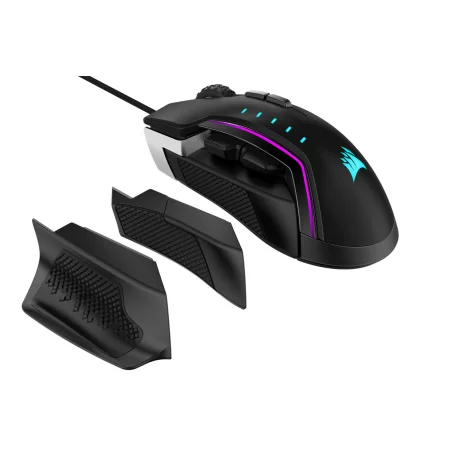 MOUSE CORSAIR - gaming, &quot;GLAIVE RGB PRO Alu&quot; , cu fir, optic, USB, 18000 dpi, 7/1, iluminare, butoane programabile, negru, &quot;CH-9302311-EU&quot;, (include TV 0.15 lei)