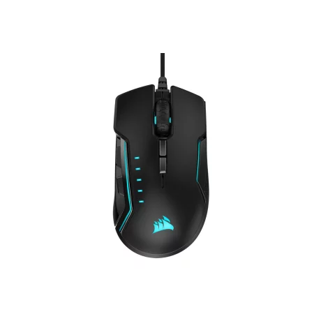 MOUSE CORSAIR - gaming, &quot;GLAIVE RGB PRO Alu&quot; , cu fir, optic, USB, 18000 dpi, 7/1, iluminare, butoane programabile, negru, &quot;CH-9302311-EU&quot;, (include TV 0.15 lei)