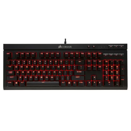 TASTATURA CORSAIR - gaming, &quot;K68 &quot;, cu fir, 113 taste, format standard , mecanica, switch Cherry MX Speed, USB, negru, &quot;CH-9102020-NA&quot; (include TV 0.75 lei)