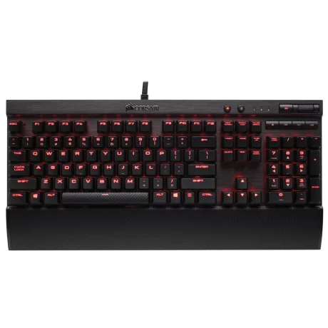 TASTATURA CORSAIR - gaming, &quot;K70 Rapidfire&quot;, cu fir, 111 taste, format standard , mecanica, switch Cherry MX Speed, USB, negru, &quot;CH-9101024-NA&quot; (include TV 0.75 lei)