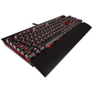 TASTATURA CORSAIR - gaming, &quot;K70 Rapidfire&quot;, cu fir, 111 taste, format standard , mecanica, switch Cherry MX Speed, USB, negru, &quot;CH-9101024-NA&quot; (include TV 0.75 lei)