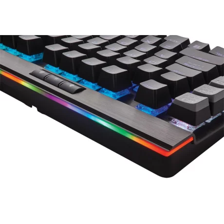 TASTATURA CORSAIR - gaming, &quot;K95 Platinum&quot;, cu fir, 118 taste, format standard , mecanica, switch Cherry MX Speed, USB, negru, &quot;CH-9127014-NA&quot; (include TV 0.75 lei)