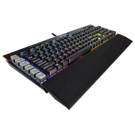 TASTATURA CORSAIR - gaming, &quot;K95 Platinum&quot;, cu fir, 118 taste, format standard , mecanica, switch Cherry MX Speed, USB, negru, &quot;CH-9127014-NA&quot; (include TV 0.75 lei)