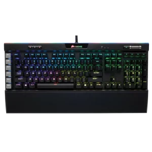 TASTATURA CORSAIR - gaming, &quot;K95 Platinum&quot;, cu fir, 118 taste, format standard , mecanica, switch Cherry MX Speed, USB, negru, &quot;CH-9127014-NA&quot; (include TV 0.75 lei)