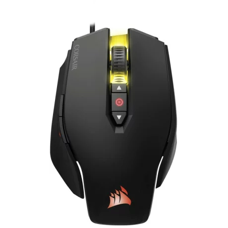 MOUSE CORSAIR - gaming, M65 PRO RGB , cu fir, optic, USB, 12000 dpi, 8/1, iluminare, butoane programabile, negru