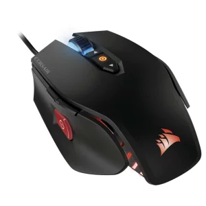 MOUSE CORSAIR - gaming, M65 PRO RGB , cu fir, optic, USB, 12000 dpi, 8/1, iluminare, butoane programabile, negru