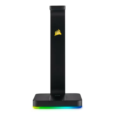 CASTI Corsair, &quot;ST100 RGB&quot;, wireless, cu fir, stand casti, utilizare multimedia, microfon nu, conectare prin USB 3.1 x 2, negru, &quot;CA-9011167-EU&quot;, (include TV 0.75 lei)
