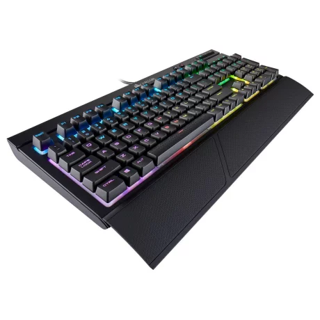 TASTATURA CORSAIR - gaming, &quot;K68&quot;, cu fir, 113 taste, format standard , mecanica, switch Cherry MX Red, USB, negru, &quot;CH-9102010-NA&quot; (include TV 0.75 lei)