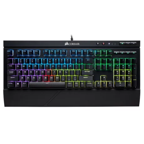 TASTATURA CORSAIR - gaming, &quot;K68&quot;, cu fir, 113 taste, format standard , mecanica, switch Cherry MX Red, USB, negru, &quot;CH-9102010-NA&quot; (include TV 0.75 lei)