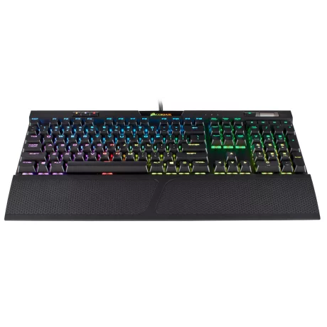 TASTATURA CORSAIR - gaming, &quot;K70&quot;, cu fir, 112 taste, format standard , mecanica, switch Cherry MX Brown, USB, negru, &quot;CH-9109012-NA&quot; (include TV 0.75 lei)