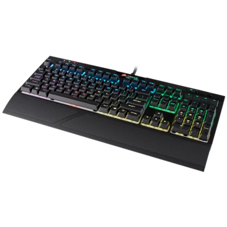 TASTATURA CORSAIR - gaming, &quot;K70&quot;, cu fir, 112 taste, format standard , mecanica, switch Cherry MX Speed, USB, negru, &quot;CH-9109014-NA&quot; (include TV 0.75 lei)