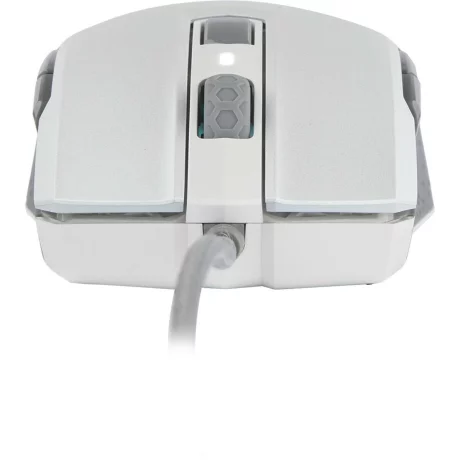 MOUSE CORSAIR - gaming, &quot;M55 RGB PRO&quot; , cu fir, optic, USB, 12400 dpi, 8/1, iluminare, butoane programabile, alb, &quot;CH-9308111-EU&quot;, (include TV 0.15 lei)