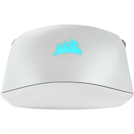 MOUSE CORSAIR - gaming, &quot;M55 RGB PRO&quot; , cu fir, optic, USB, 12400 dpi, 8/1, iluminare, butoane programabile, alb, &quot;CH-9308111-EU&quot;, (include TV 0.15 lei)