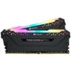 Memorii CORSAIR DDR4 16 GB, frecventa 3200 MHz, 8 GB x 2 module,  radiator, iluminare RGB, &quot;CMW16GX4M2C3200C16&quot;