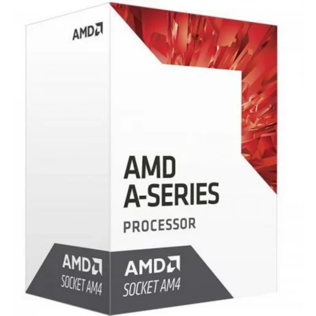 CPU AMD, skt. AM4 A-Series, A6-9500 APU, frecventa 3.5 GHz, turbo 3.8 GHz, 2 nuclee, putere 65 W, cooler, &quot;AD9500AGABBOX&quot;