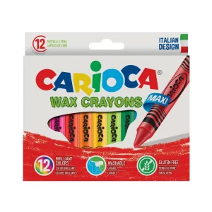Creioane cerate Carioca Maxi 12/set