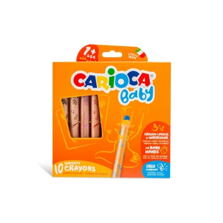 Creioane colorate Carioca 3:1 Baby 1+ 10/set