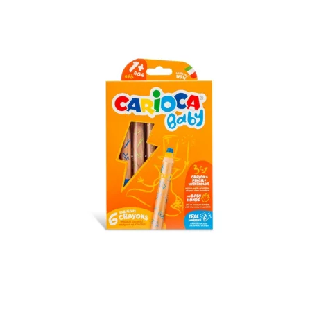 Creioane colorate Carioca 3:1 Baby 1+ 6/set