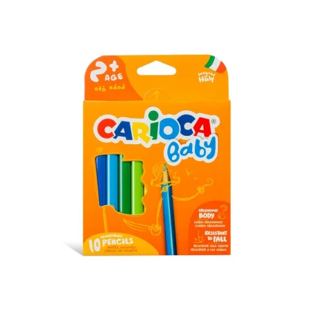 Creioane colorate Carioca Baby 2+ 10/set
