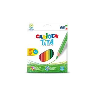 Creioane colorate Carioca Tita Clasic 24 culori / set
