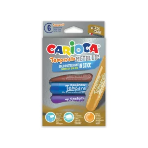 Creion-tempera Carioca Temperello Metallic 6/set