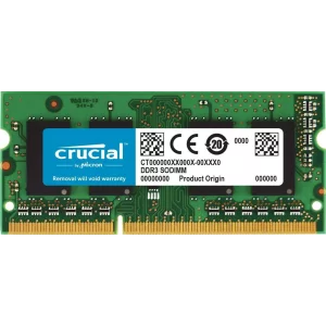 SODIMM CRUCIAL, 4 GB DDR3, 1600 MHz, PC3-12800, &quot;CT51264BF160BJ&quot;