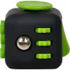 CUB ANTISTRES SPACER, FIDGET, black cu butoane green, &quot;SP-CUBE-FGET&quot;