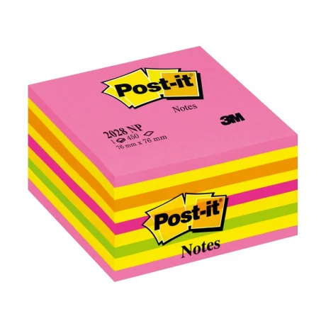 Cub Notes adeziv Post-it® Neon 76