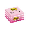 Cub notițe adezive Post-it® Pastel Roz Alb