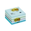 Cub notițe adezive Post-it® Pastel Bleu Alb