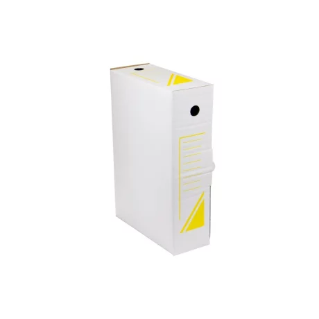 Cutie carton pentru arhivare 100mm Galben