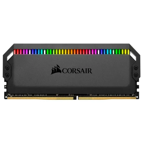 Memorii CORSAIR DDR4 32 GB, frecventa 3200 MHz, 16 GB x 2 module,  radiator, iluminare RGB, &quot;CMT32GX4M2C3200C16&quot;