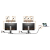 DOCKING Station DELL, conectare PC USB Type C, USB 3.1 x 3 | USB Type C x 2, porturi video Display Port x 2 | HDMI x 1, RJ-45, NB 130 W, negru, &quot;210-ARJF&quot;