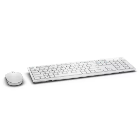 Kit TASTATURA si Mouse Dell, &quot;KM636&quot;, wireless, 105 taste format standard, mouse 1000dpi, 3/1 butoane, alb, &quot;580-ADGF&quot; (include TV 0.75 lei)