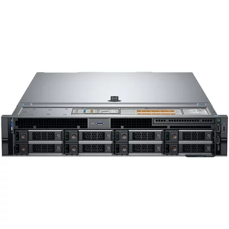 SERVER DELL PowerEdge R740, 1 CPU Intel Xeon Silver 4110, 2.1 GHz (turbo 3.0 GHz), 8 nuclee, RDIMM 16 GB DDR4, HDD 600 GB x 2, carcasa tip Rackabila 2U, &quot;PER740CEEM2_4110_2X600GB-05&quot;