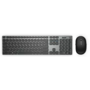 KIt TASTATURA si Mouse Dell, &quot;Premier KM717&quot;, wireless, 104 taste format standard, mouse 1600dpi, 3/1 butoane, negru, &quot;580-AFQE-05&quot; (include TV 0.75 lei)