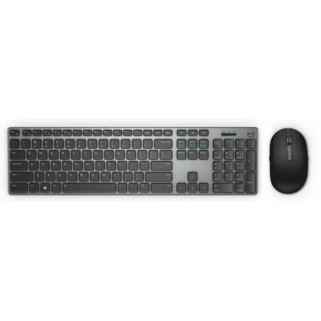 KIt TASTATURA si Mouse Dell, &quot;Premier KM717&quot;, wireless, 104 taste format standard, mouse 1600dpi, 3/1 butoane, negru, &quot;580-AFQE-05&quot; (include TV 0.75 lei)
