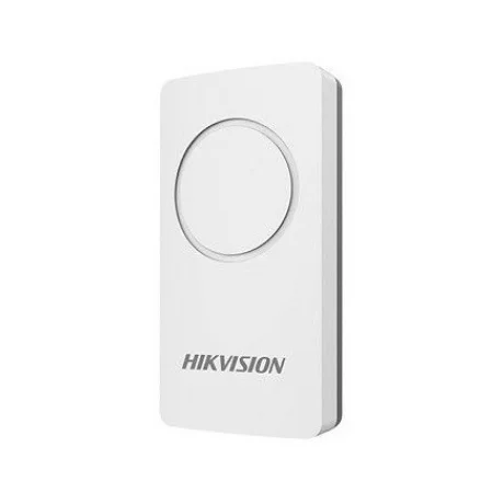 DETECTOR de vibratii HIKVISION, wireless, max 500m, 433 MHz, IP66, AES-128, &quot;DS-PD1-PM-W&quot;